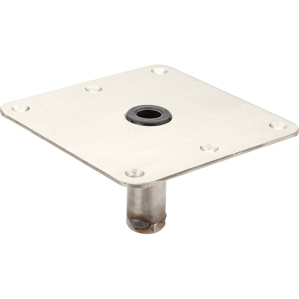 Attwood SWIVL-EZE 7x7 Lock'N-Pin Zinc Plated Steel 3/4" Pin Base SP-67739-T - main